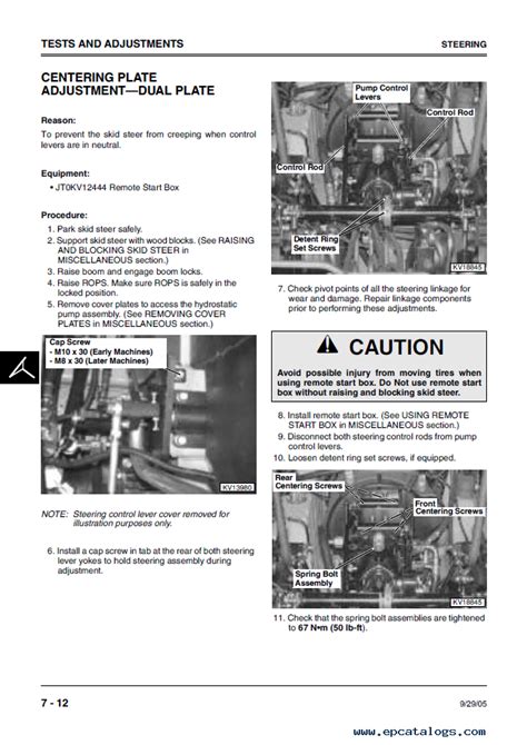 jd 260 skid steer troubleshooting